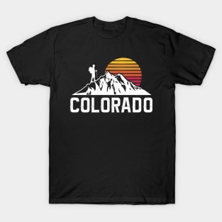 Retro Vintage Colorado Hiking Gift T-Shirt